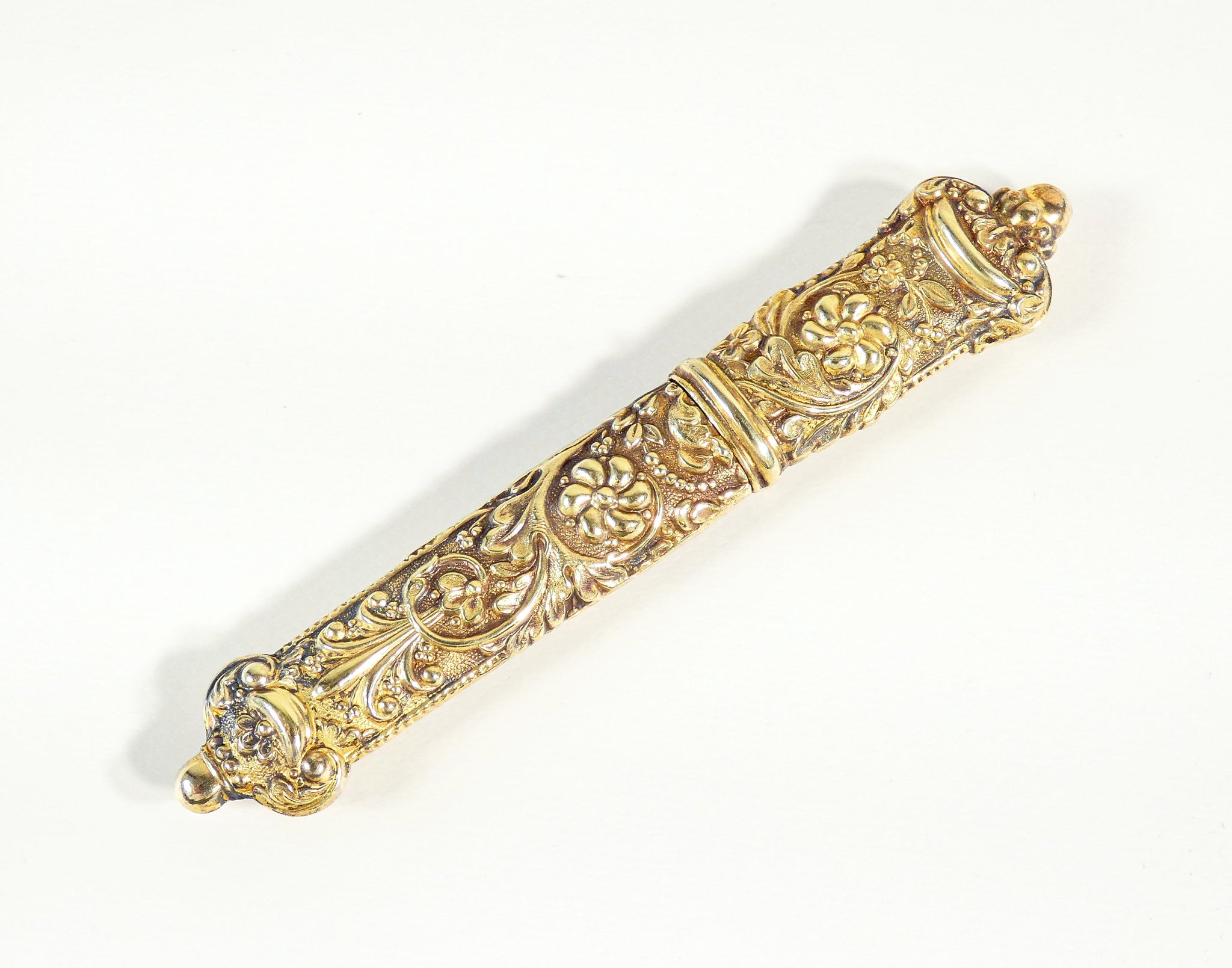 set cucito argento vermeil custodia legno intarsiato epoca 1800 sarto antico