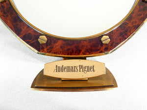 specchio audemars piguet da tavolo banco radica ottone pubblicitario mirror