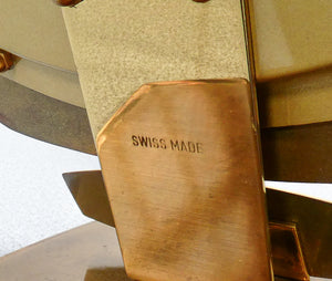 specchio audemars piguet da tavolo banco radica ottone pubblicitario mirror