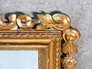 specchio luigi xv epoca 1700 legno scolpito dorato specchiera antico