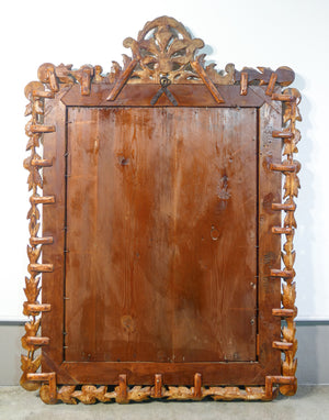 specchio luigi xv epoca 1700 legno scolpito dorato specchiera antico