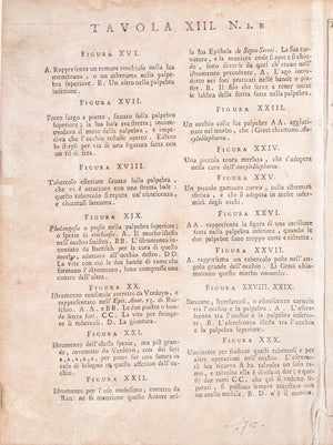 stampa grafica 1715 incisione medicina chirurgia oculistica oftalmica ottica