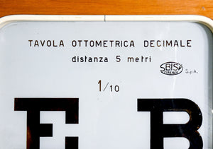 tavola ottometrica decimale mista doppia sbisa firenze vintage epoca 1900