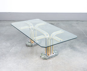 tavolino basso design italia 1970s stile romeo rega vintage coffee table