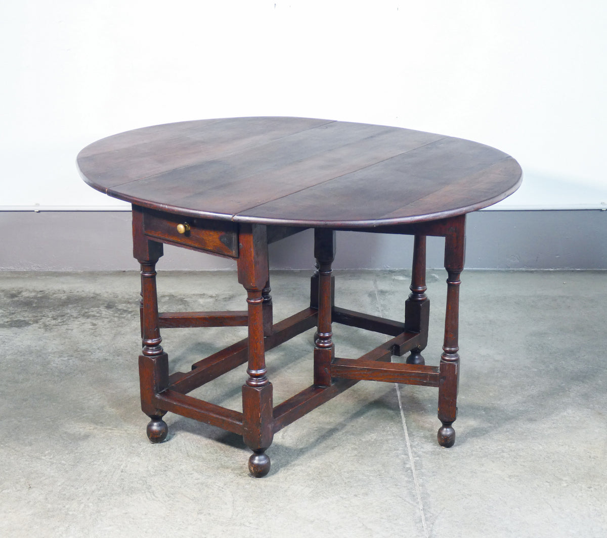Tavolo a bandelle in rovere, Ottocento – Mercand Store