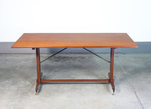 tavolo design italia epoca 1960s legno da pranzo vintage dining table