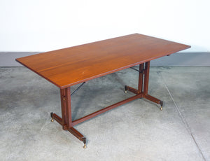 tavolo design italia epoca 1960s legno da pranzo vintage dining table