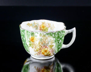 tazzina tazza caffe te porcellana francia 2 piattino dipinto epoca collezione