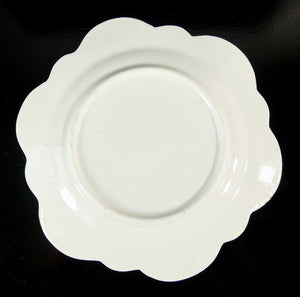 tazzina tazza caffe te porcellana francia 2 piattino dipinto epoca collezione