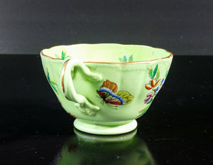 tazzina tazza caffe te porcellana francia piattino dipinto epoca collezione