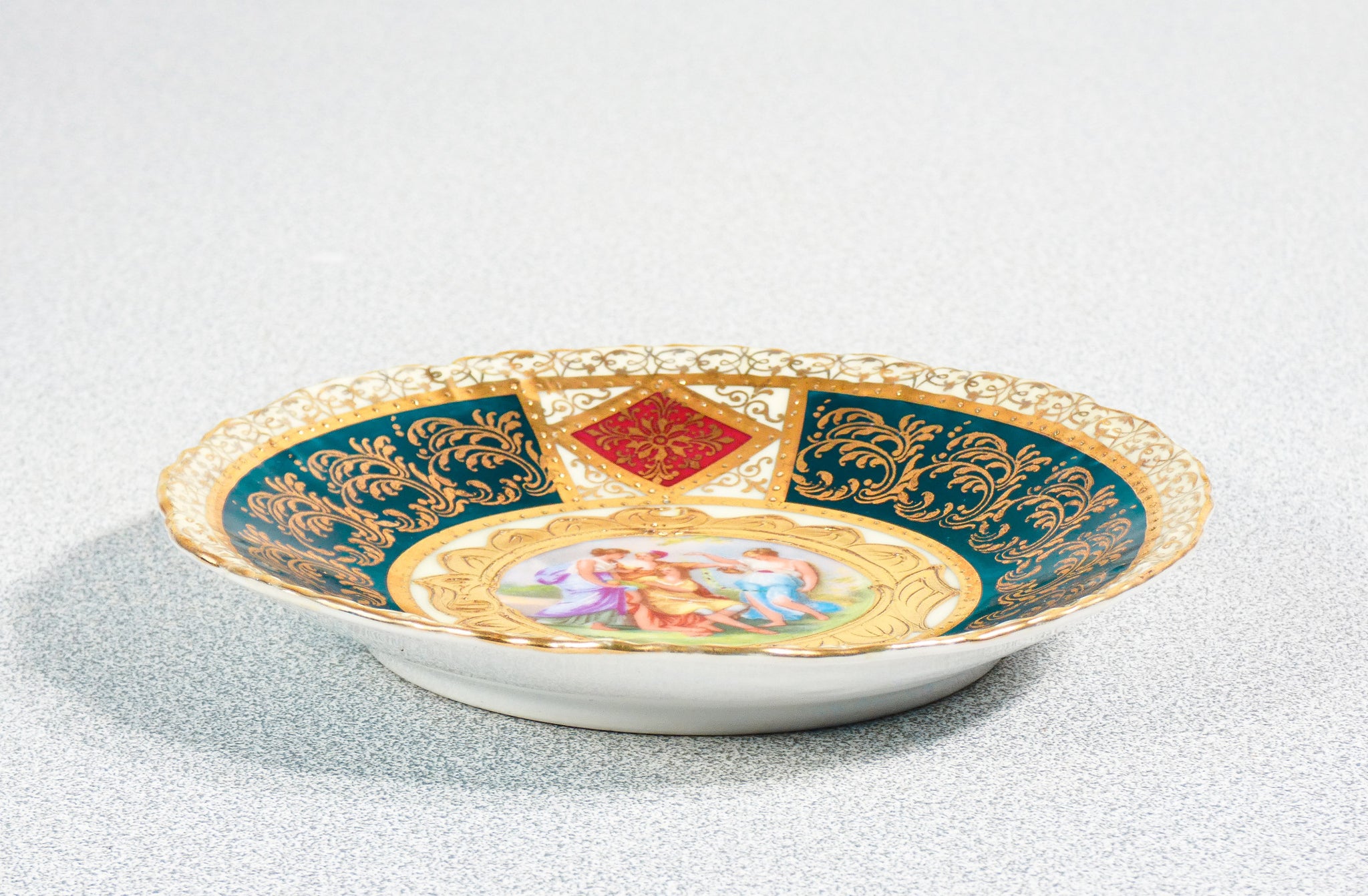 tazzina tazza porcellana haas czjzek royal vienna piattini dipinto kaufmann