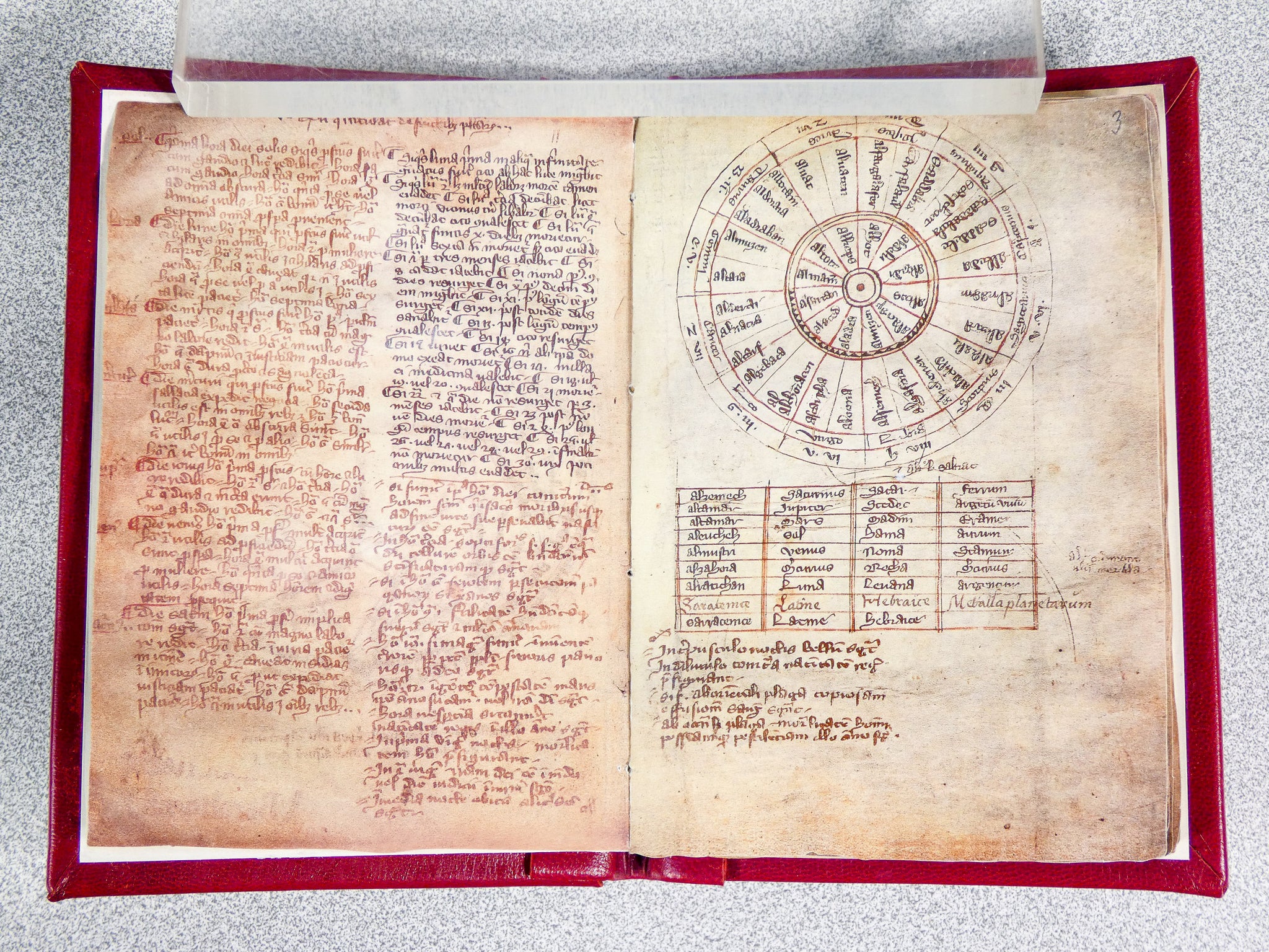 testo astronomico manoscritto xi sec codice fascimile millennium numerato 