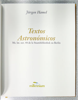 testo astronomico manoscritto xi sec codice fascimile millennium numerato 
