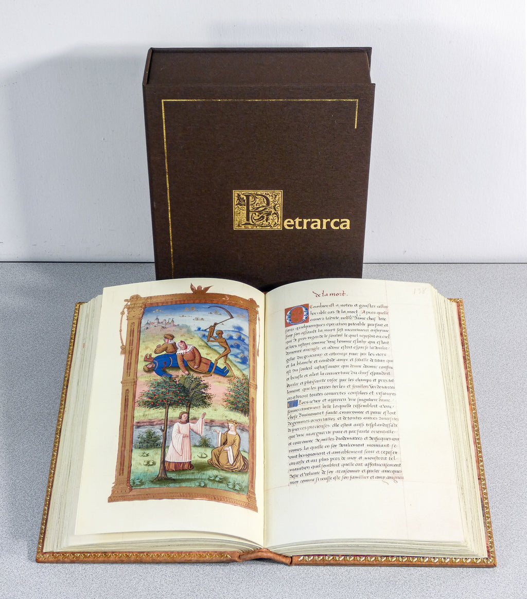 trionfi petrarca manoscritto libro codice miniato xvi sec utet fascimile