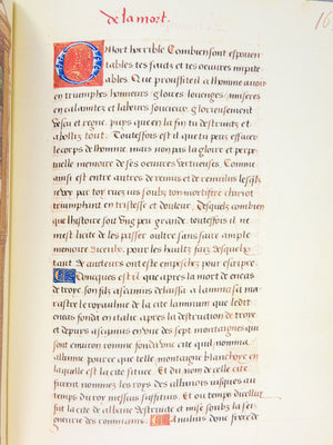 trionfi petrarca manoscritto libro codice miniato xvi sec utet fascimile