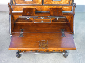 trumeau lombardo secretaire stile luigi xv scrittoio cassetti legno epoca
