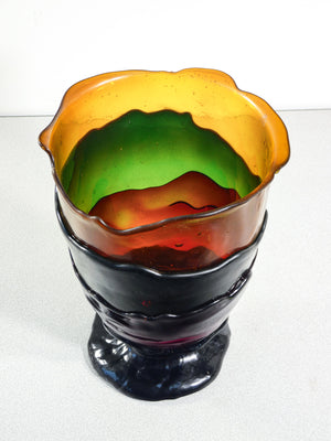 vaso big collina gaetano pesce per fish design 2017 scultura resina morbida