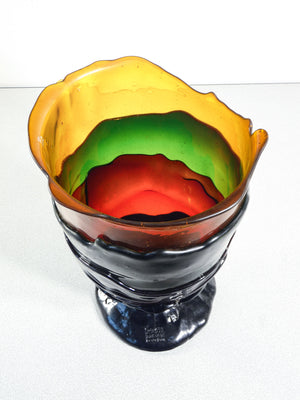 vaso big collina gaetano pesce per fish design 2017 scultura resina morbida