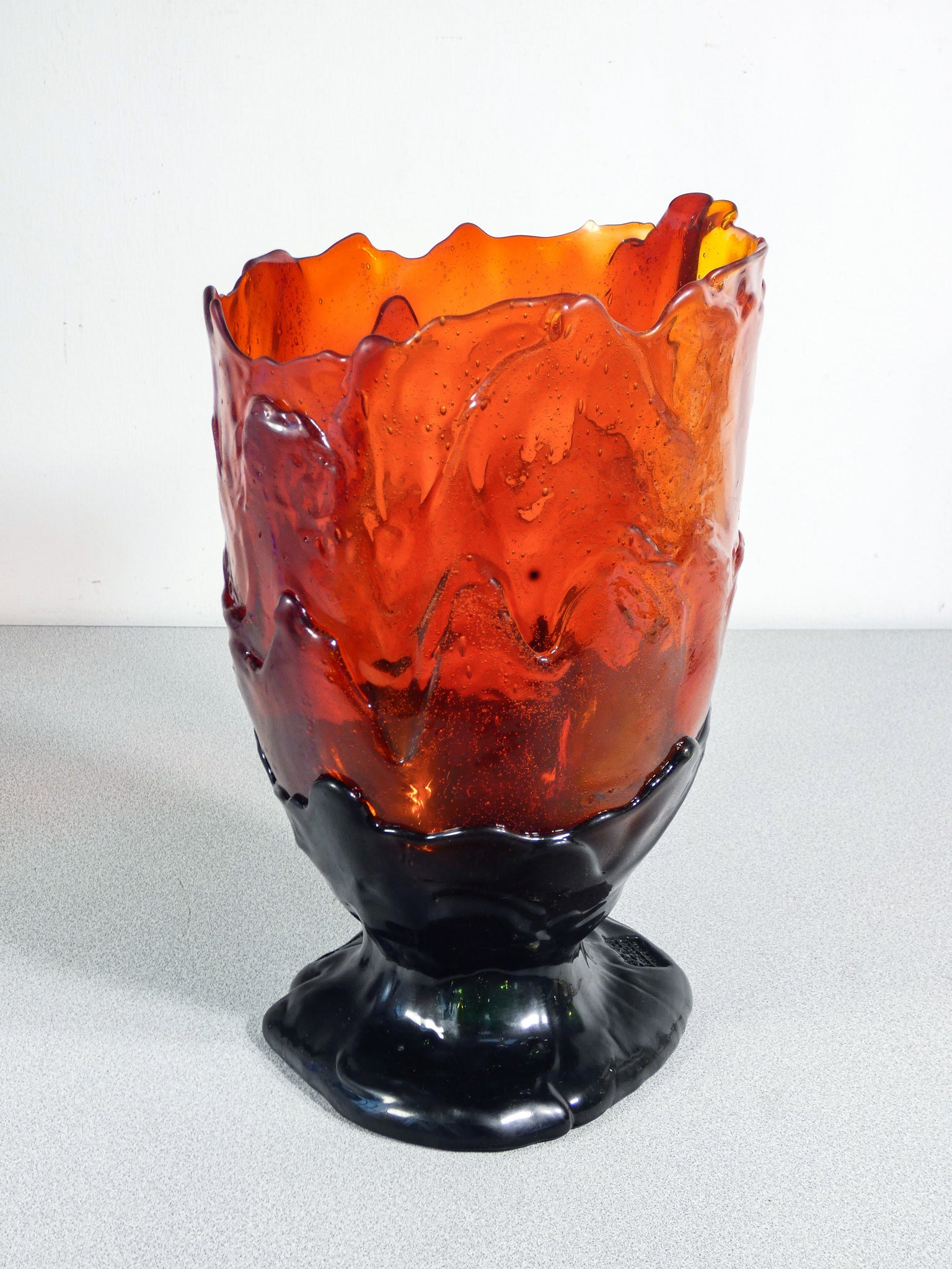 vaso big collina gaetano pesce per fish design scultura resina morbida 2017