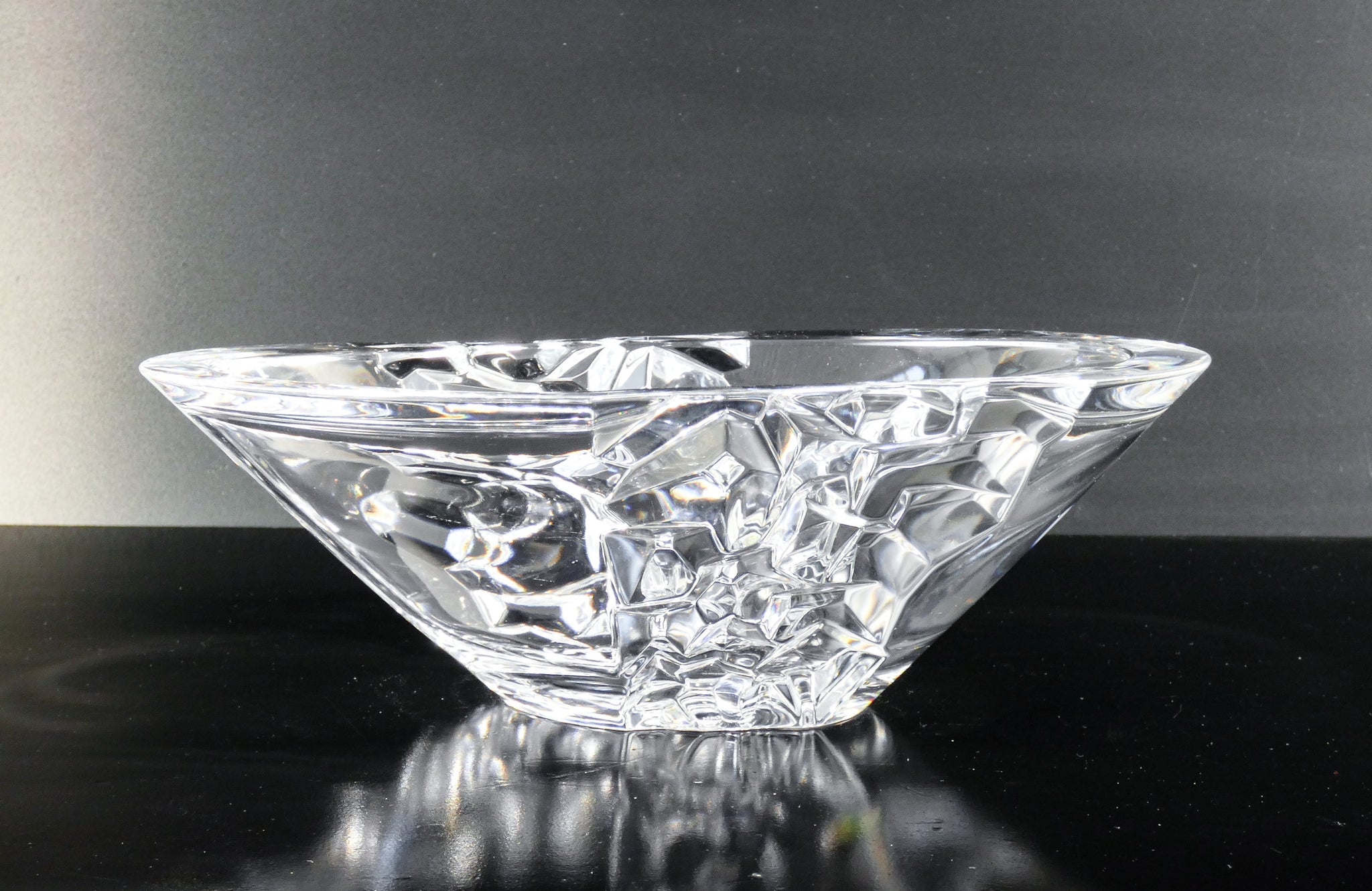 vaso centrotavola cristallo nachtmann sculpture baviera vetro vase crystal