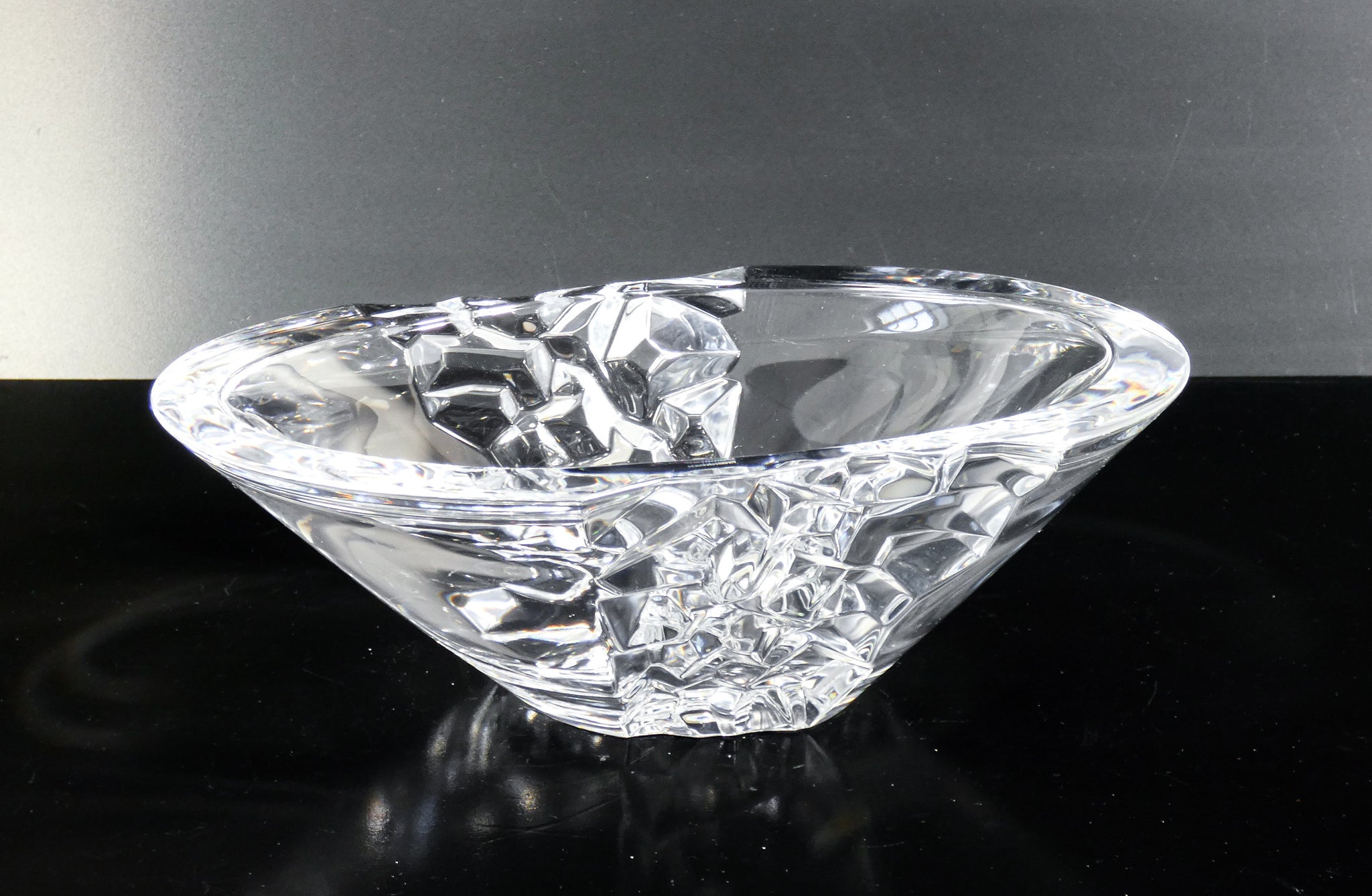 vaso centrotavola cristallo nachtmann sculpture baviera vetro vase crystal