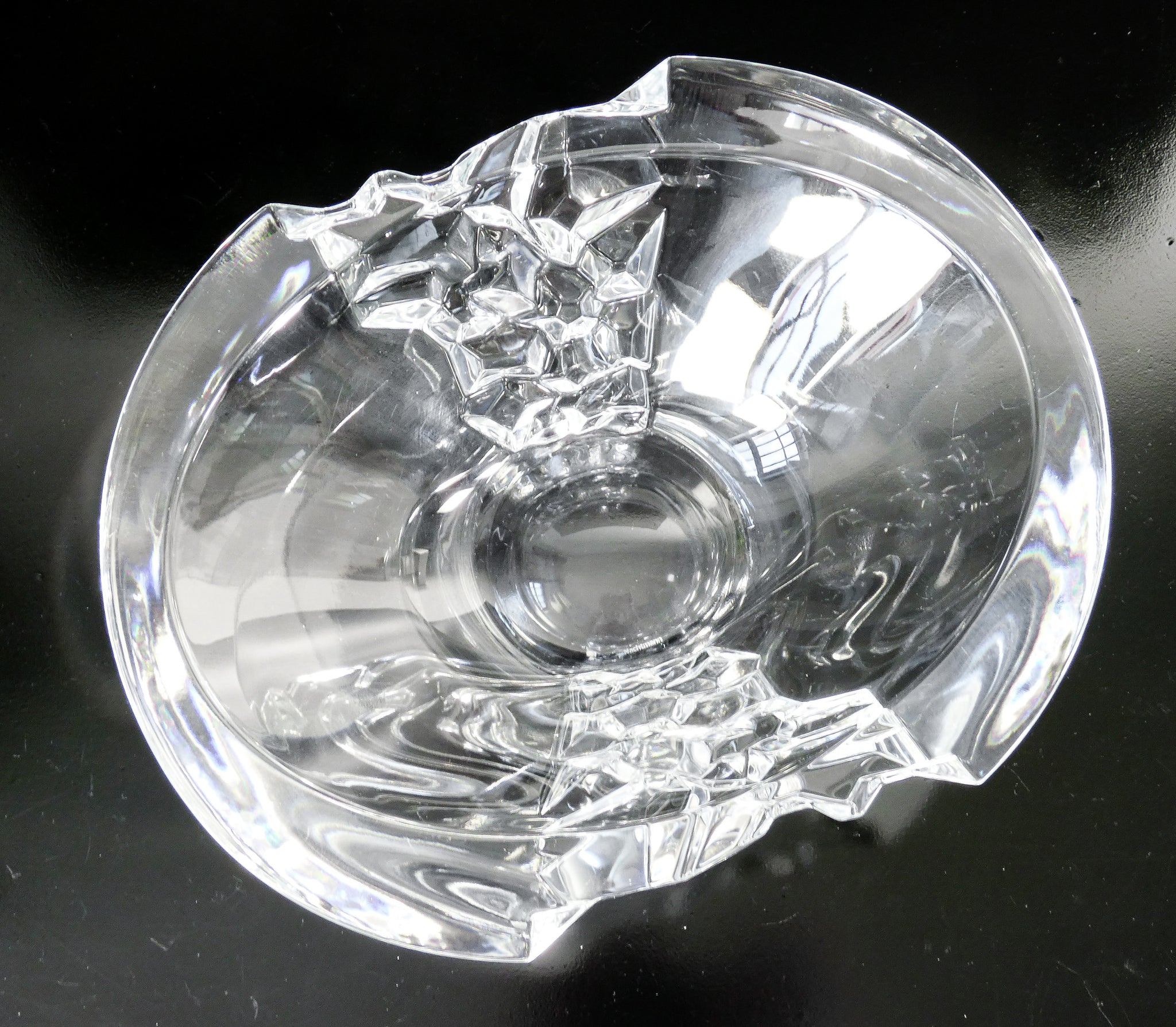 vaso centrotavola cristallo nachtmann sculpture baviera vetro vase crystal