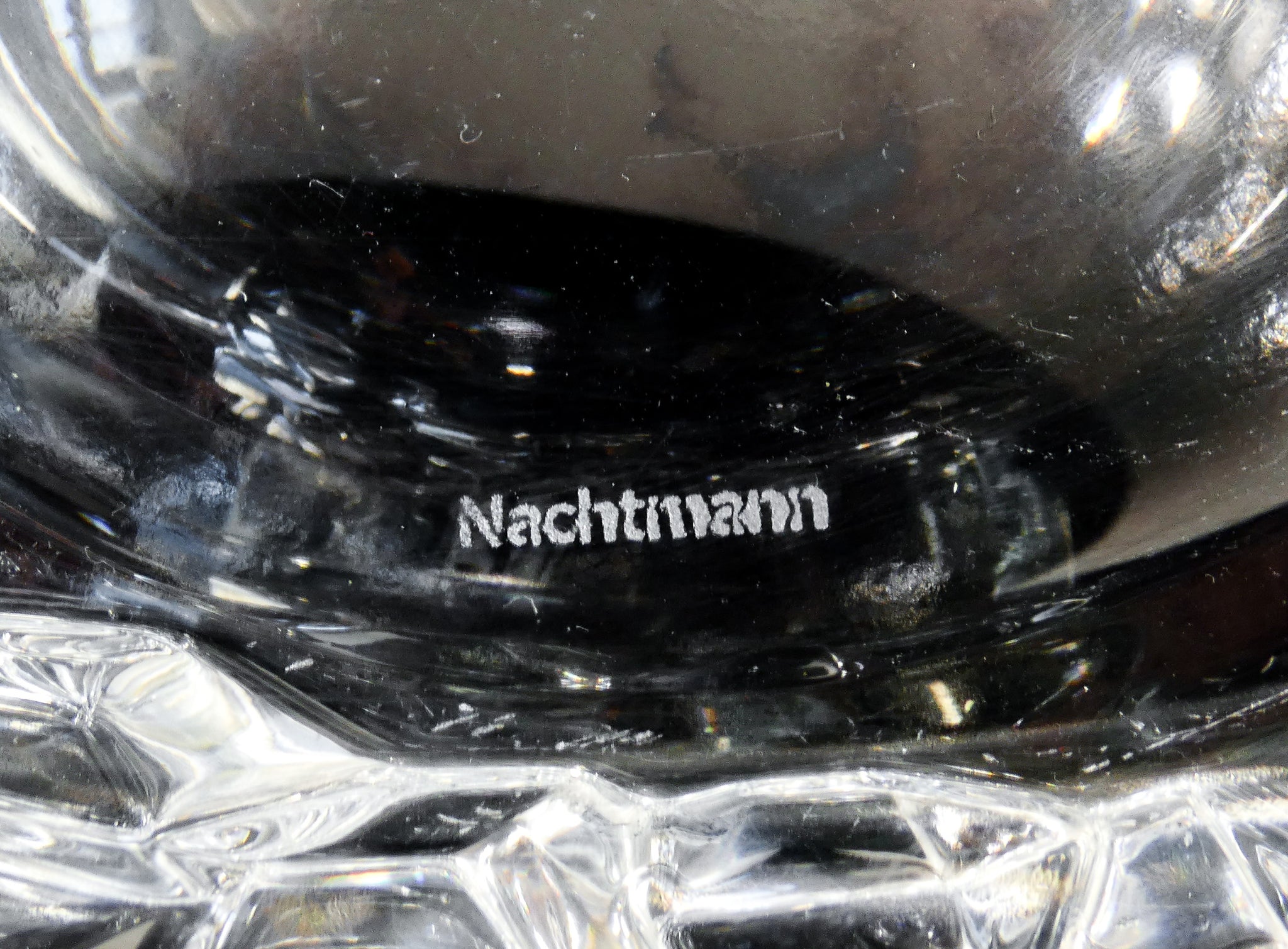 vaso centrotavola cristallo nachtmann sculpture baviera vetro vase crystal
