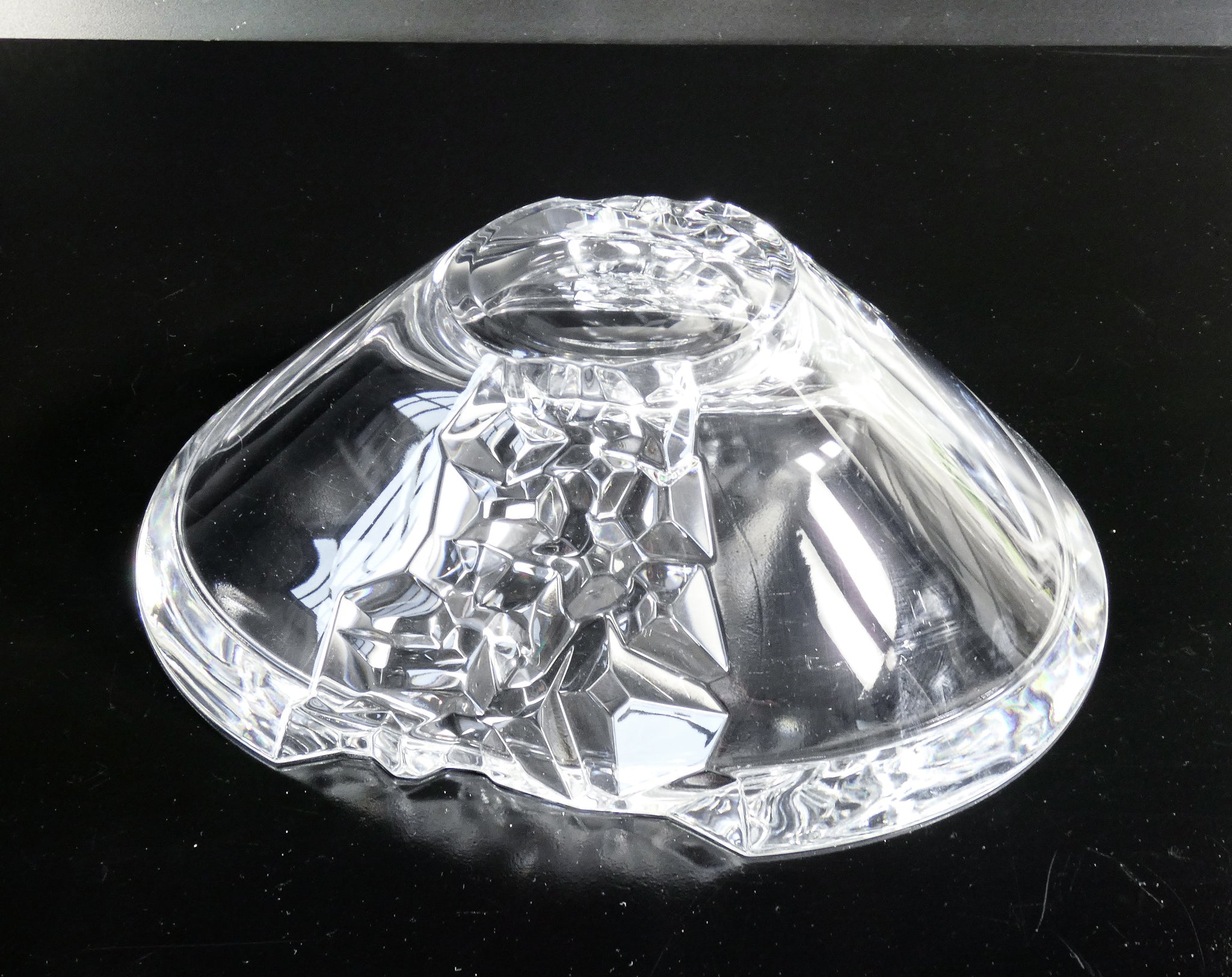vaso centrotavola cristallo nachtmann sculpture baviera vetro vase crystal