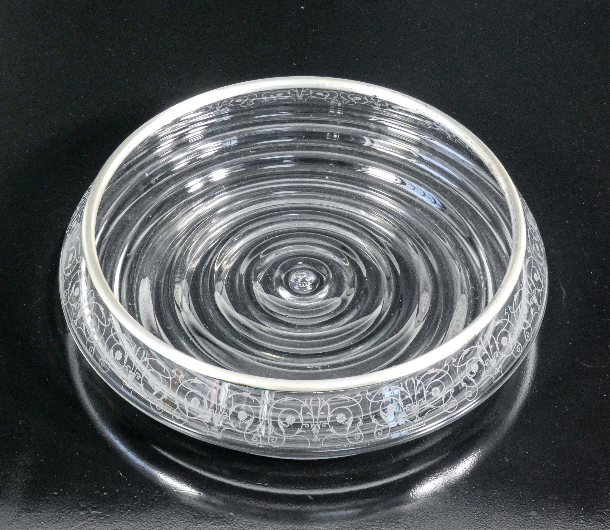 vaso centrotavola fruttiera baccarat cristallo molato decorazione rohan francia