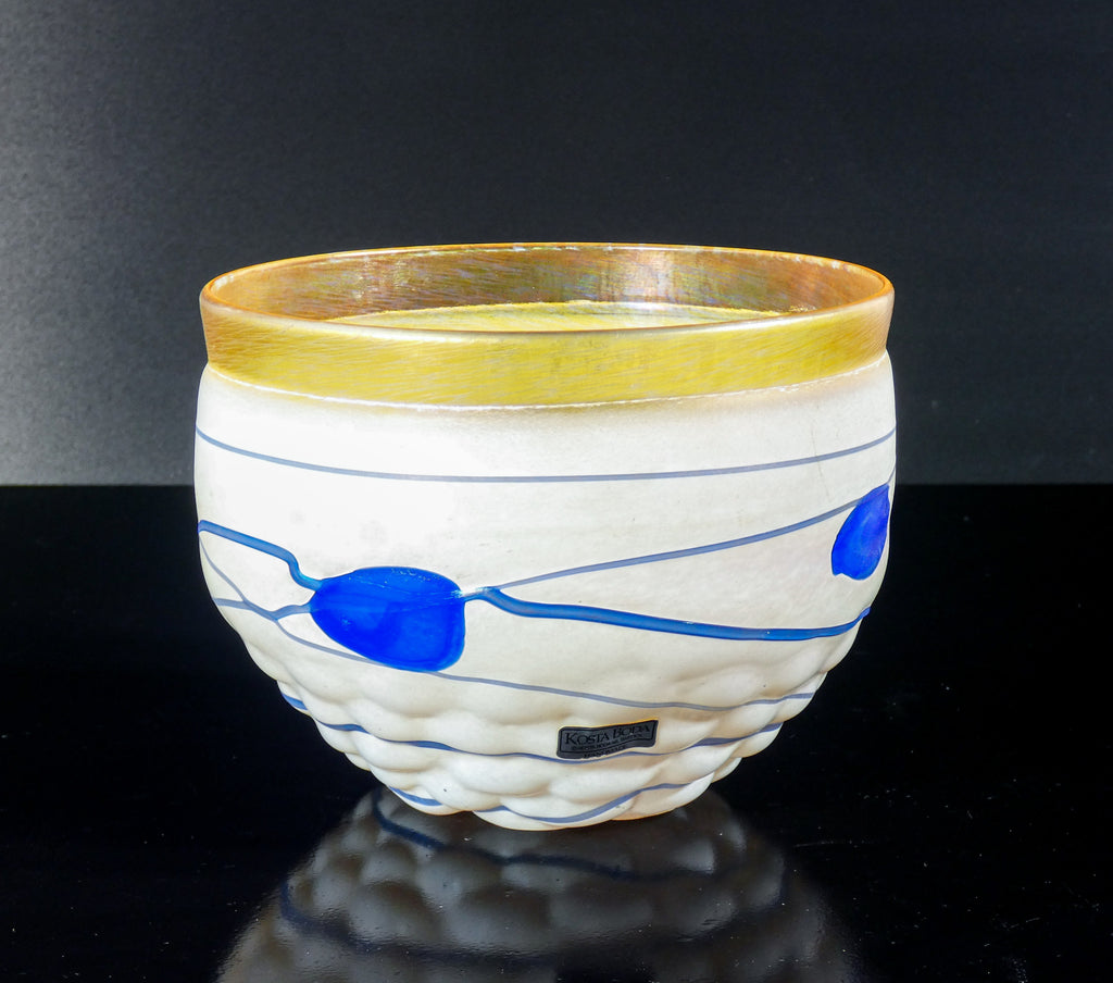 vaso ciotola design bertil vallien per kosta boda svezia epoca 1980s glass