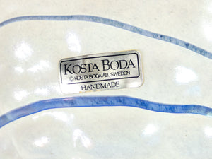 vaso ciotola design bertil vallien per kosta boda svezia epoca 1980s glass