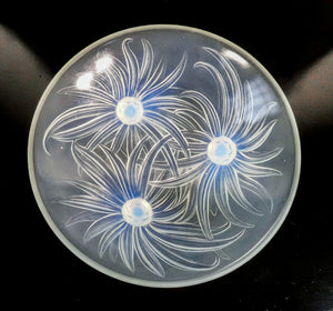 vaso ciotola design etling france epoca 1930 vetro iridescente art deco