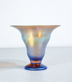 vaso coppa wmf serie myra vetro soffiato iridescente 1930s art deco antico