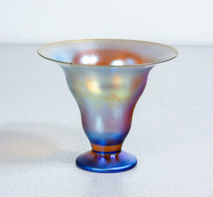 vaso coppa wmf serie myra vetro soffiato iridescente 1930s art deco antico