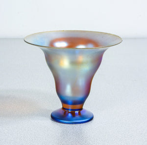 vaso coppa wmf serie myra vetro soffiato iridescente 1930s art deco antico