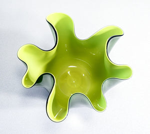vaso fazzoletto 1972 design fulvio bianconi per venini vetro soffiato murano