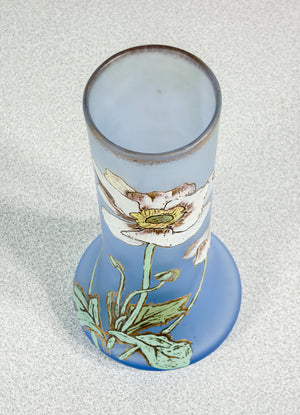 vaso montjoye saint denis vetro smalto francia 1920s art nouveau liberty