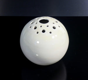 vaso scultura ceramica design cunardo varese epoca 1970 sfera vintage vase