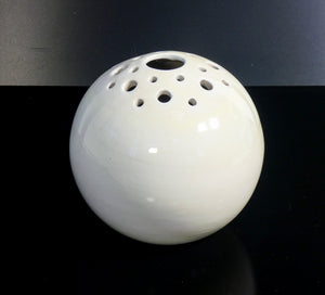 vaso scultura ceramica design cunardo varese epoca 1970 sfera vintage vase