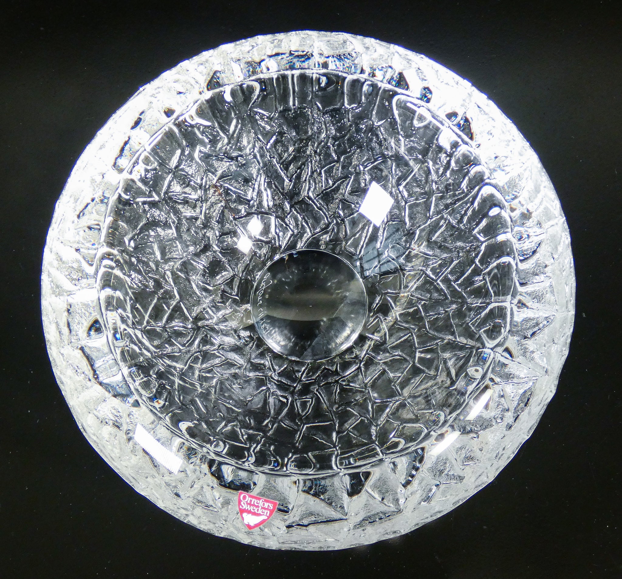 vaso svuotatasche cristallo design orrefors sweden portacenere vintage bowl