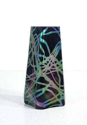 vaso vasetto wmf serie ikora vetro soffiato iridescente epoca 1930s art nouveau
