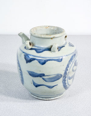 vaso versatoio ceramica porcellana dipinta cina cinese china vase epoca