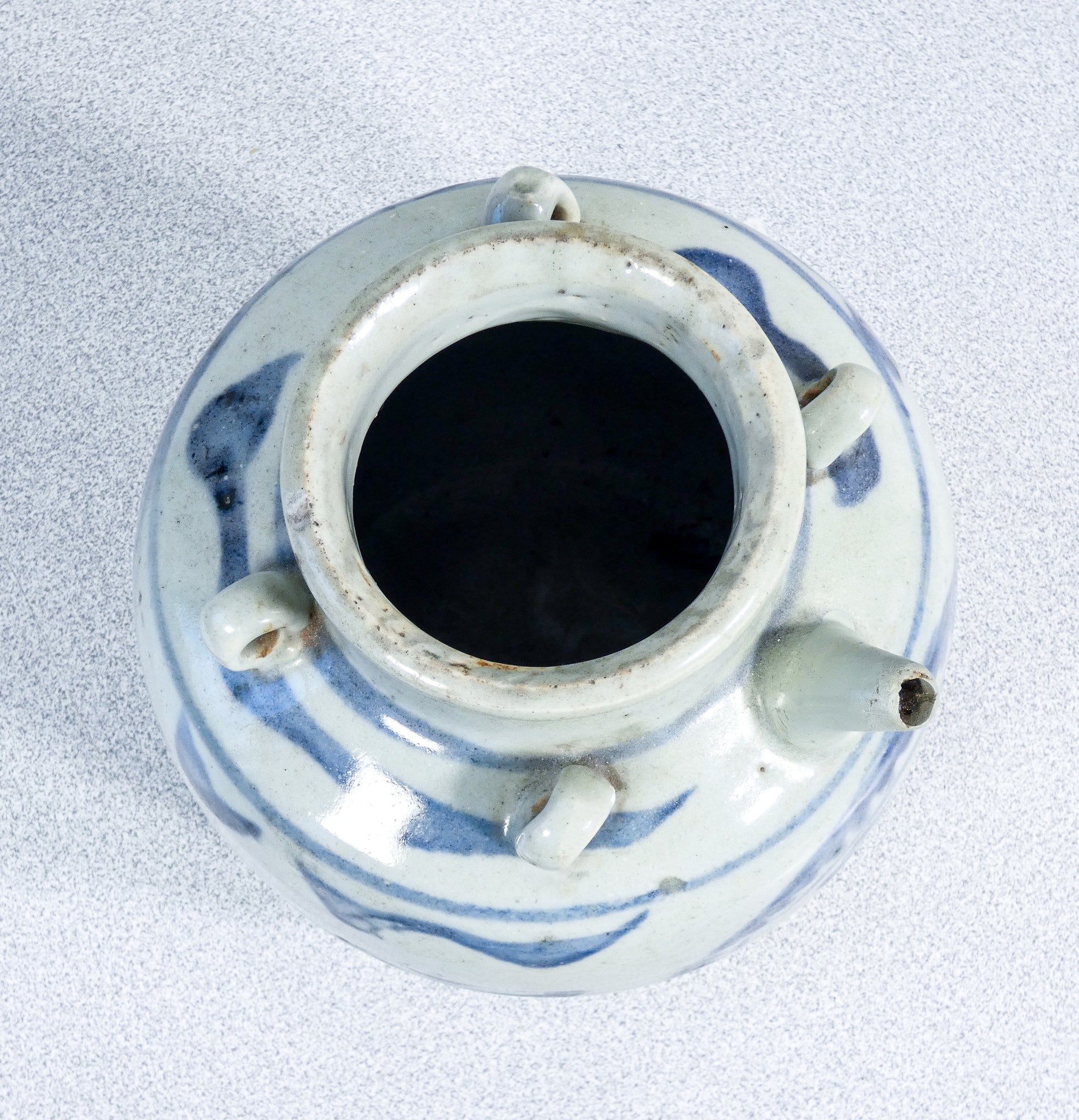 vaso versatoio ceramica porcellana dipinta cina cinese china vase epoca