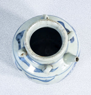 vaso versatoio ceramica porcellana dipinta cina cinese china vase epoca