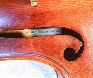 violino geronimo barnabetti jtl paris francia epoca primo 1900 custodia