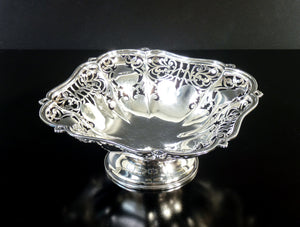 alzata argento sterling 925 harrison brothers epoca 1900 centrotavola antica