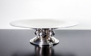 alzata fruttiera normandie christofle by luc lanel 1930s argento placcato