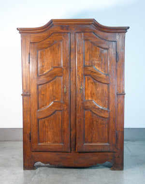 armadio carlo x legno pioppo epoca 1800 guardaroba doppio corpo antico