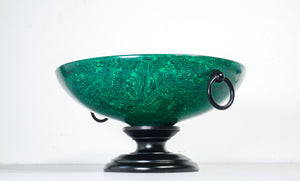 cachepot centrotavola ceramica mangani firenze porcellana verde smeraldo
