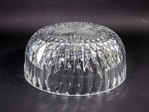 cachepot vaso centrotavola cristallo molato boemia vase crystal art epoca